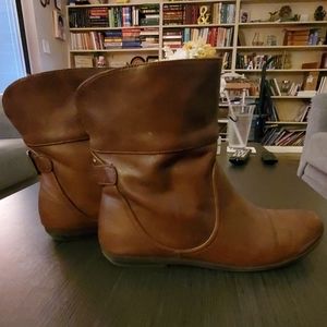 Brown ankle boots